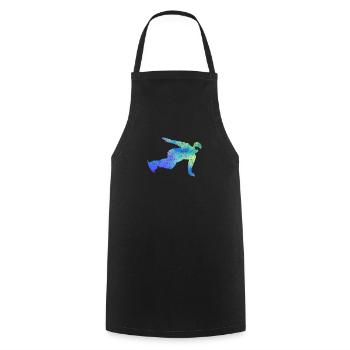 Snowboard Freestyle Snowboarding Wintersport Snow - Cooking Apron - black - Front - AI Model Male 185 dark (185cm)
