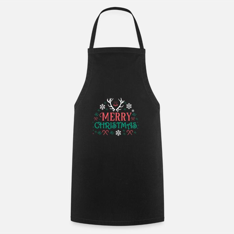 Joyeux Noël - Tablier de cuisine - noir