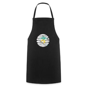 Snowboarding Outdoor Activity Snowboarder Winter - Cooking Apron - black - Front - AI Model Male 185 dark (185cm)