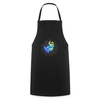 Snowboarding Outdoor Activity Snowboarder Winter - Cooking Apron - black - Front - AI Model Male 185 dark (185cm)