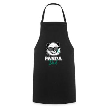 Stay Calm Panda Yoga Cute Panda Bear Panda Lover - Kochschürze - Schwarz - Vorne - AI Model Male 185 dark (185cm)