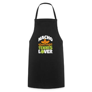 Lustiger mexikanischer Sombrero Spieler Fan Nacho - Kochschürze - Schwarz - Vorne - AI Model Male 185 dark (185cm)