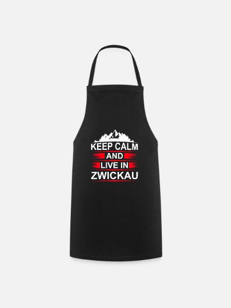 Erzgebirge Zwickau - Kochschürze - Schwarz