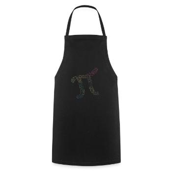 Chiffres de Pi dans les numéros de code source Pi Jour 3.14159 - Tablier de cuisine - noir - Devant - AI Model Male 185 dark (185cm)