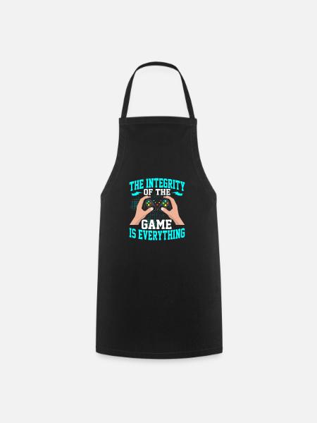 The Game Needs Me - Cooking Apron - black