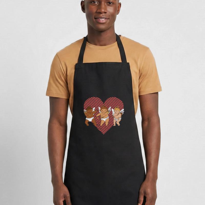 Dancing Cupids Dance Challenge Saint-Valentin Couples Tablier de cuisine