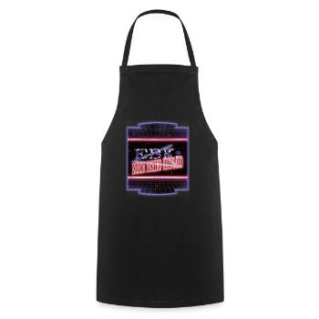 beach bubaprints under the tree dinosaur gift - Cooking Apron - black - Front - AI Model Male 185 dark (185cm)