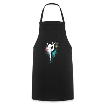 Gymnastics | Gymnastics Gymnastics Girls Women - Cooking Apron - black - Front - AI Model Male 185 dark (185cm)