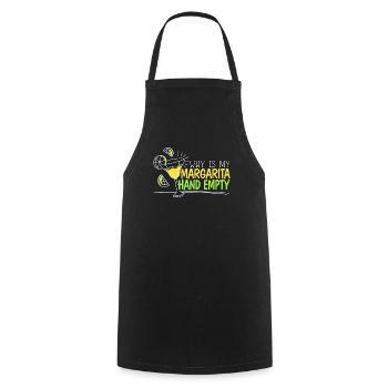 Warum ist mein Margarita Hand leerer Alkoholcocktail? - Kochschürze - Schwarz - Vorne - AI Model Male 185 dark (185cm)