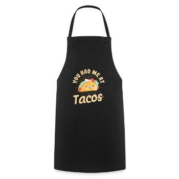 Taco They Had Me at Tacos Cinco De Mayo - Cooking Apron - black - Front - AI Model Male 185 dark (185cm)