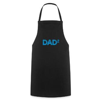 Funny Dad Fathers Day 2 Pregnancy - Cooking Apron - black - Front - AI Model Male 185 dark (185cm)
