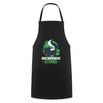 Gastroparesis Stinks Gastroparesis Awareness - Cooking Apron - black - Front - AI Model Male 185 dark (185cm)