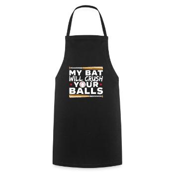 Batte de baseball Joueur de baseball Entraîneur de baseball Sports - Tablier de cuisine - noir - Devant - AI Model Male 185 dark (185cm)