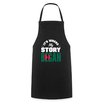 Bangladeshi Bangladesh Bangladeshi Flag Quote - Cooking Apron - black - Front - AI Model Male 185 dark (185cm)