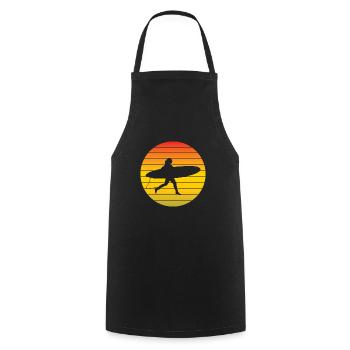 Surfer Planche de surf Surf Surf - Tablier de cuisine - noir - Devant - AI Model Male 185 dark (185cm)