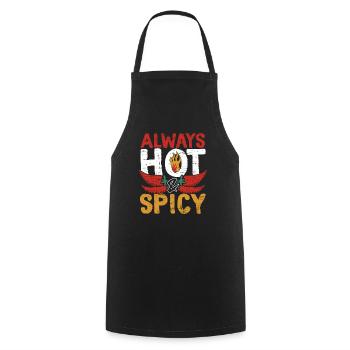 Culinary Gangster Pastry Chef Cooking Culinary - Cooking Apron - black - Front - AI Model Male 185 dark (185cm)