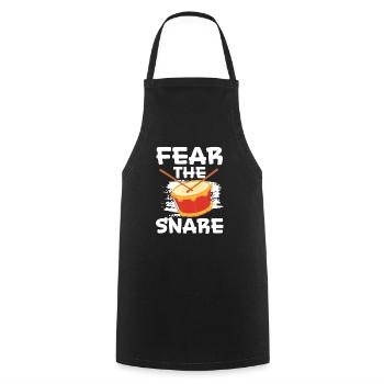 Drummer Musical Instrument Musician Drum Player - Cooking Apron - black - Front - AI Model Male 185 dark (185cm)