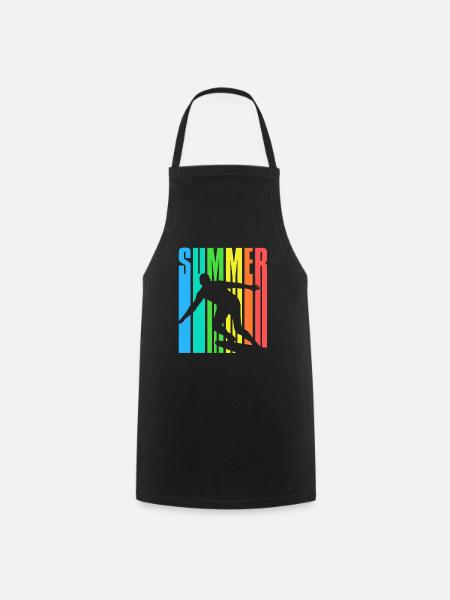 SUMMER Surfin - Kochschürze - Schwarz