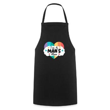 Gay Rights Rainbow Pride Month LGBTQ Gay Pride - Kochschürze - Schwarz - Vorne - AI Model Male 185 dark (185cm)