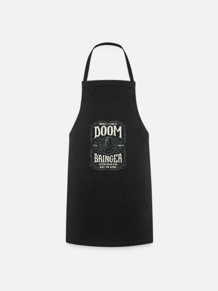 Cthulhu Worlds Finest Doom Bringer, Cosmic Horror - Kochschürze - Schwarz