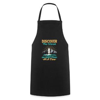 Discover The World Stand Up Paddling Board - Kochschürze - Schwarz - Vorne - AI Model Male 185 dark (185cm)
