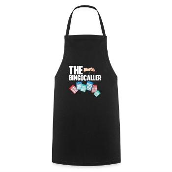 Bingo Player Bingo Caller Bing Lover Casino - Cooking Apron - black - Front - AI Model Male 185 dark (185cm)