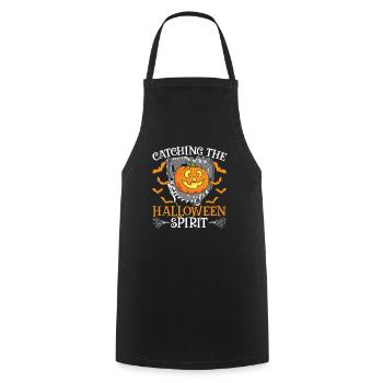 Baseball Halloween Trick Or Treat Baseball Player - Cooking Apron - black - Front - AI Model Male 185 dark (185cm)