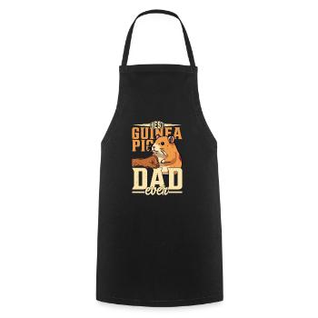 Best Guinea Pig Dad Ever Rodent Cavy Lover - Cooking Apron - black - Front - AI Model Male 185 dark (185cm)