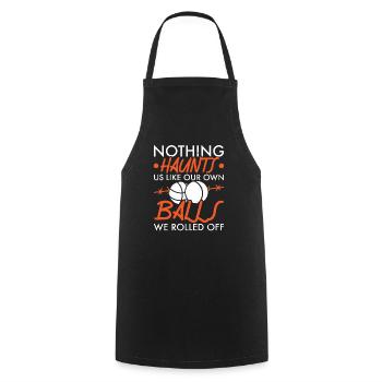 Bocce Ball Player Bocce Game Italian Sports Italy - Cooking Apron - black - Front - AI Model Male 185 dark (185cm)