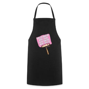 Skilled Painters Aren't Cheap Profession Job - Cooking Apron - black - Front - AI Model Male 185 dark (185cm)