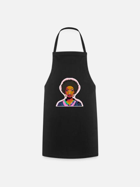 Black Lady - Kochschürze - Schwarz
