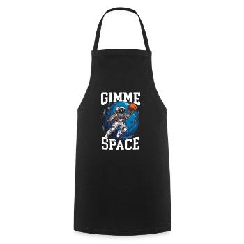 Astronaut Basketball Outerspace Basketball Player - Cooking Apron - black - Front - AI Model Male 185 dark (185cm)