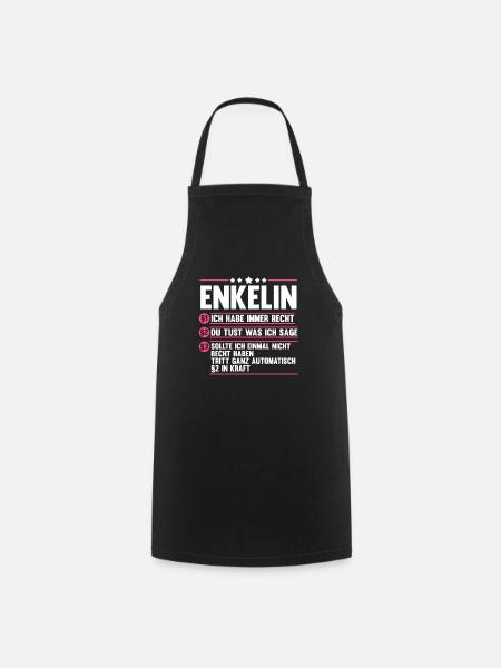 Enkelin - Kochschürze - Schwarz