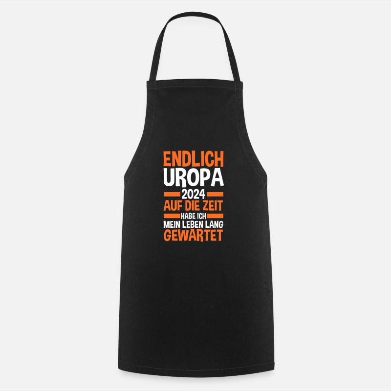 Werdender Uropa 2033 - Kochschürze - Schwarz
