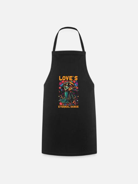 Dia de los Muertos Sugar Skull Mexikanischer Feiertag - Kochschürze - Schwarz