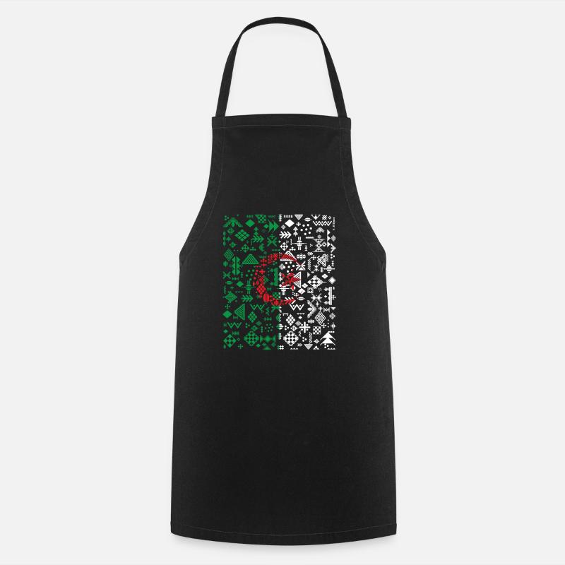 FLAG ALGERIA Z AMAZIGH BERBER KABYLE - Cooking Apron - black