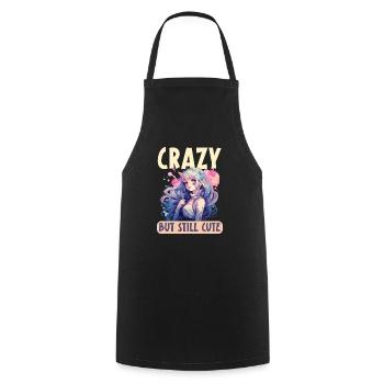 Pastel Goth Lover Kawaii Emo Soft Grunge Esthétique - Tablier de cuisine - noir - Devant - AI Model Male 185 dark (185cm)