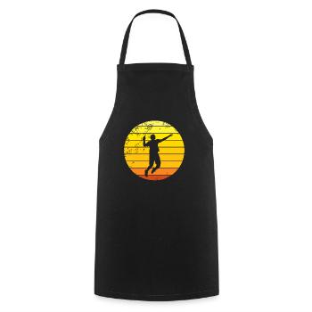 Badminton Badminton Players - Cooking Apron - black - Front - AI Model Male 185 dark (185cm)
