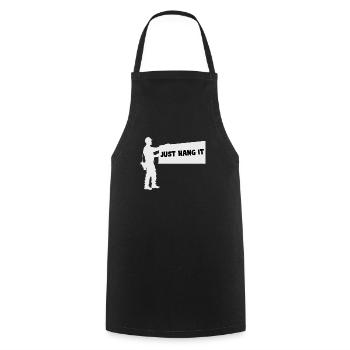 Drywall Installer Drywaller Drywall Finisher - Cooking Apron - black - Front - AI Model Male 185 dark (185cm)