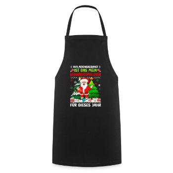 Aufgrund der Preiserhöhung - Ugly Christmas Pulli - Kochschürze - Schwarz - Vorne - AI Model Male 185 dark (185cm)