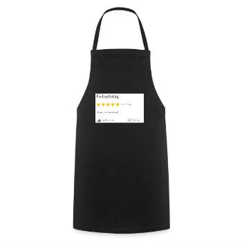 Geburtstag... Lasst uns betrinken! - Kochschürze - Schwarz - Vorne - AI Model Male 185 dark (185cm)