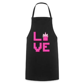 Master Builder Bricks Blocks Play Building Blocks - Cooking Apron - black - Front - AI Model Male 185 dark (185cm)