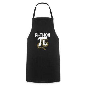 Pi-Thon Drôle Pi Jour Python Serpent Math - Tablier de cuisine - noir - Devant - AI Model Male 185 dark (185cm)