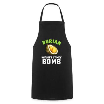 Durian Fruit Lover Funny Durio Zibethinus Men - Cooking Apron - black - Front - AI Model Male 185 dark (185cm)