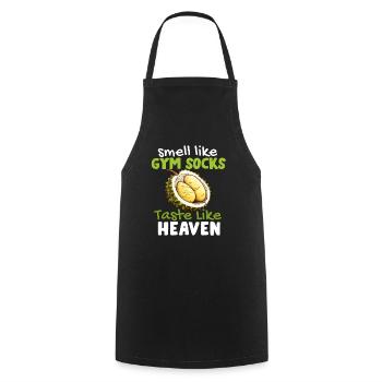 Durian Fruit Lover Funny Durio Zibethinus Men - Cooking Apron - black - Front - AI Model Male 185 dark (185cm)