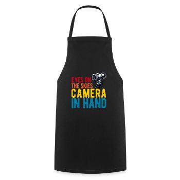 Astrophotography Astrophotographer Astronomy - Cooking Apron - black - Front - AI Model Male 185 dark (185cm)