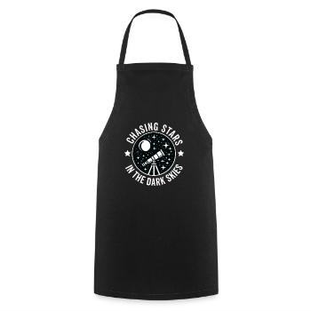 Astrophotography Astrophotographer Astronomy - Cooking Apron - black - Front - AI Model Male 185 dark (185cm)