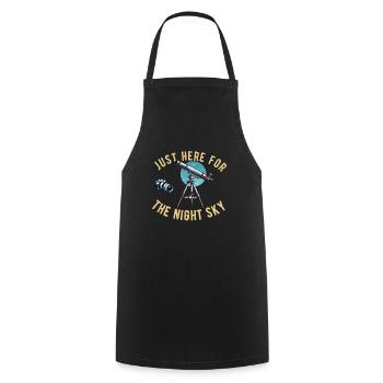 Astrophotography Astrophotographer Astronomy - Cooking Apron - black - Front - AI Model Male 185 dark (185cm)