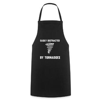 Tornado Chaser Storm Chasing Men Women Kids - Cooking Apron - black - Front - AI Model Male 185 dark (185cm)