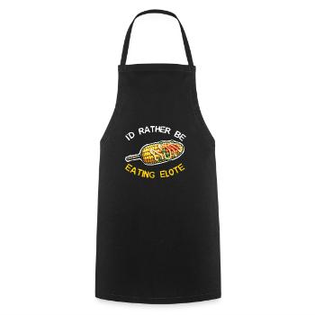 Elote Fille Femmes Elote Mexicain Maïs Nourriture Comida - Tablier de cuisine - noir - Devant - AI Model Male 185 dark (185cm)